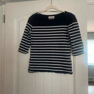 Seasalt Cornwall Sailor Top in Falmouth Breton Midnight Chalk